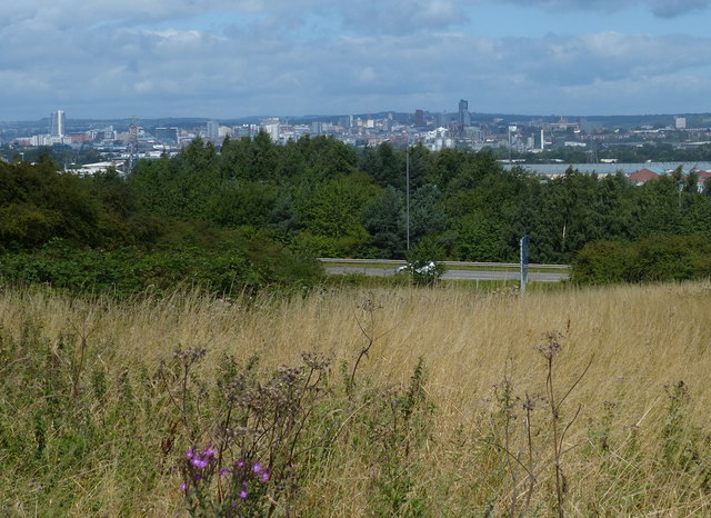 The Leeds city skyline